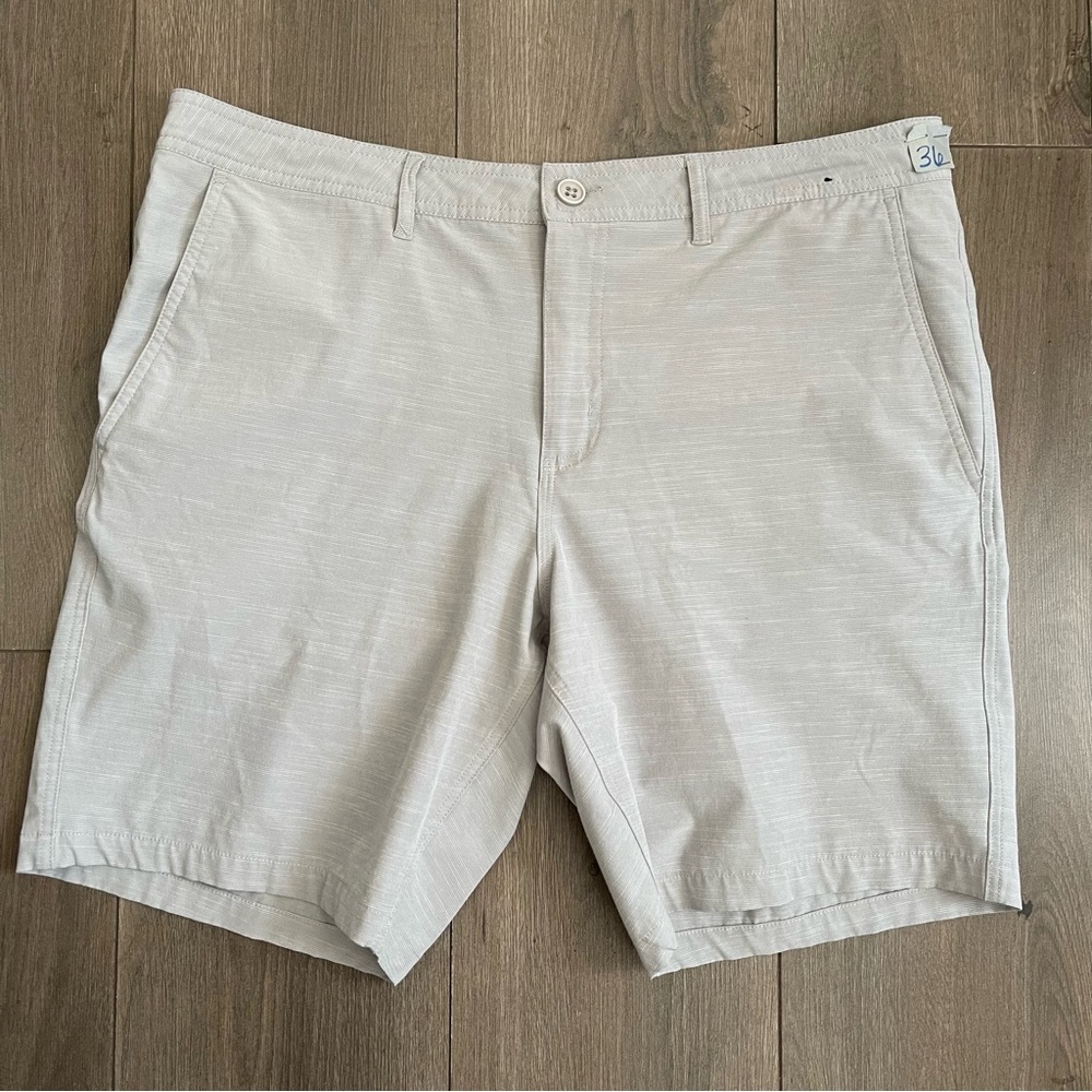 Mens shorts by Nordstroms Men Shop light gray/tan waist 36